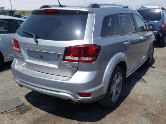 3C4PDCGG3HT554073 - 2017 DODGE JOURNEY CR SILVER photo 4