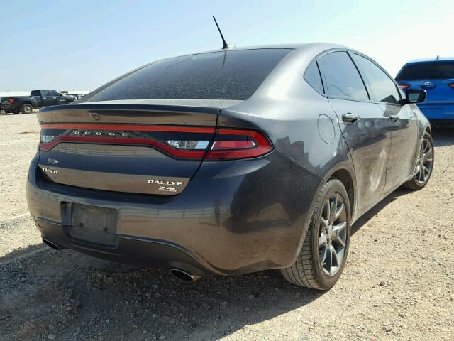 1C3CDFBB9ED768518 - 2014 DODGE DART SXT GRAY photo 4