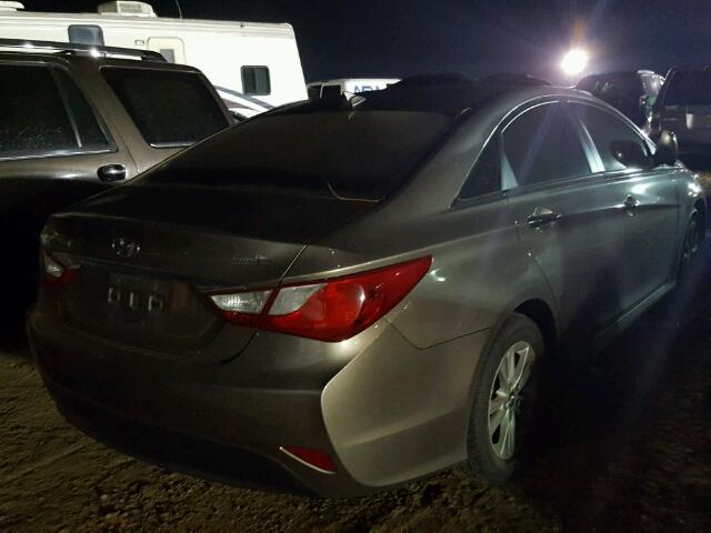 5NPEB4AC6EH921889 - 2014 HYUNDAI SONATA GLS TAN photo 4