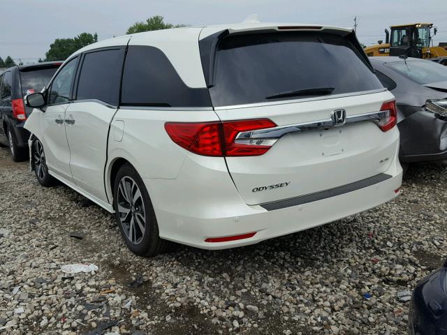 5FNRL6H97JB111104 - 2018 HONDA ODYSSEY EL WHITE photo 3