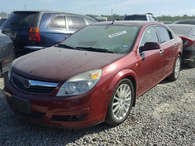 1G8ZX577X9F202089 - 2009 SATURN AURA XR MAROON photo 2