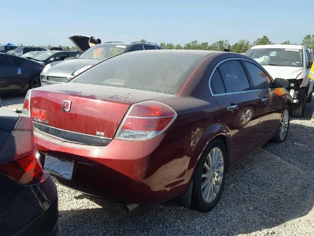 1G8ZX577X9F202089 - 2009 SATURN AURA XR MAROON photo 4