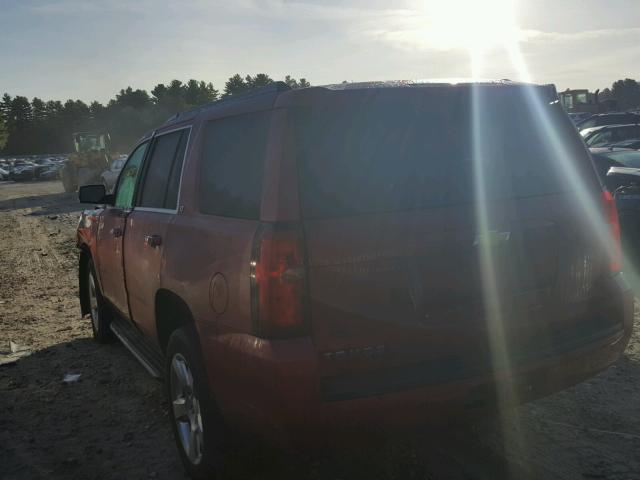 1GNSKBKC1FR500959 - 2015 CHEVROLET TAHOE RED photo 3