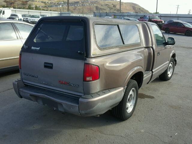 1GTCS1441V8514314 - 1997 GMC SONOMA BROWN photo 4