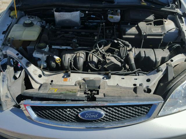 1FAHP37N47W304723 - 2007 FORD FOCUS ZX5 SILVER photo 7