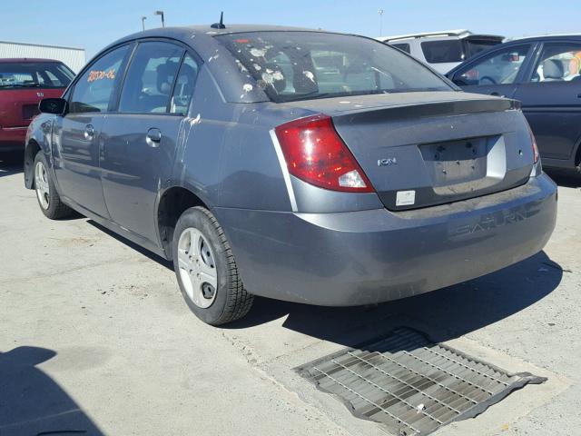 1G8AJ55F46Z130793 - 2006 SATURN ION LEVEL CHARCOAL photo 3