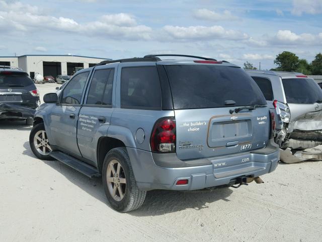 1GNDS13S662361235 - 2006 CHEVROLET TRAILBLAZE SILVER photo 3