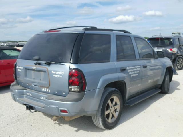 1GNDS13S662361235 - 2006 CHEVROLET TRAILBLAZE SILVER photo 4