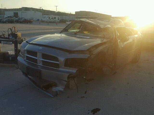 2B3KA53H57H893360 - 2007 DODGE CHARGER GRAY photo 2