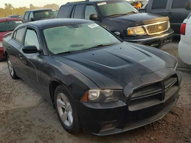 2C3CDXBG5CH178348 - 2012 DODGE CHARGER SE BLACK photo 1