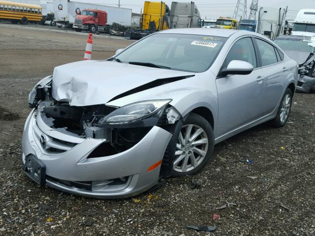 1YVHZ8DH1C5M39300 - 2012 MAZDA 6 I SILVER photo 2