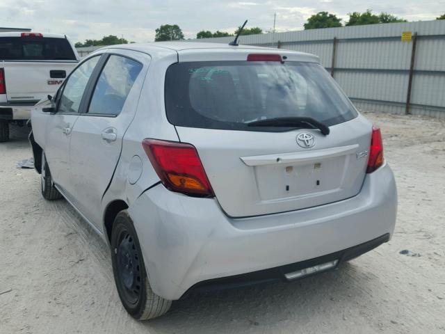 VNKKTUD36GA067855 - 2016 TOYOTA YARIS L SILVER photo 3