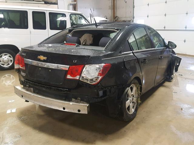 1G1PC5SB3E7193009 - 2014 CHEVROLET CRUZE LT BLACK photo 4