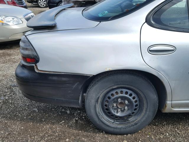 1G2WK52JX1F230820 - 2001 PONTIAC GRAND PRIX SILVER photo 9