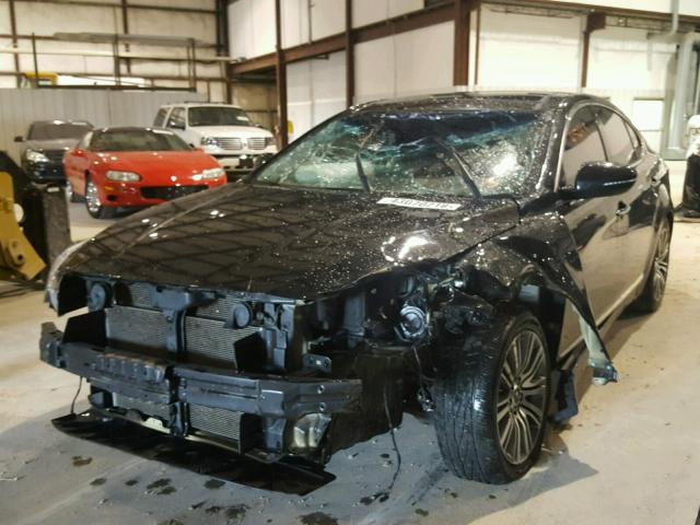 KNALN4D71G5215734 - 2016 KIA CADENZA LU BLACK photo 2