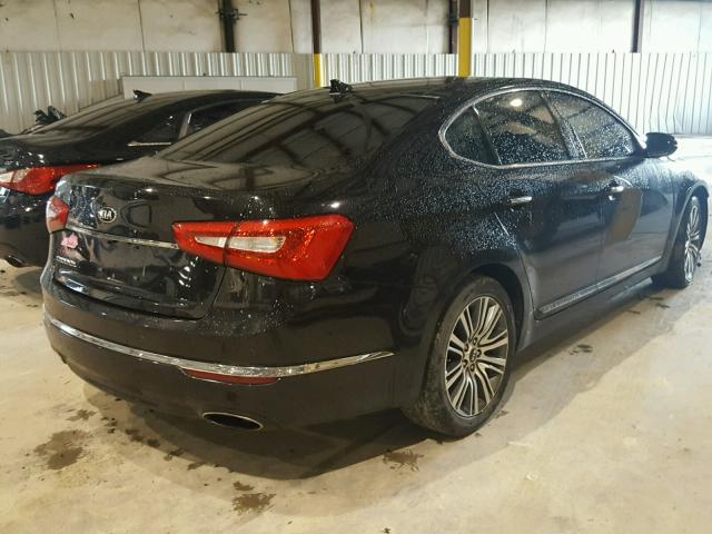 KNALN4D71G5215734 - 2016 KIA CADENZA LU BLACK photo 4