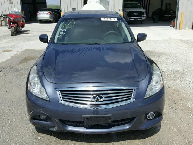 JN1DV6AP4BM831243 - 2011 INFINITI G25 BASE BLUE photo 9