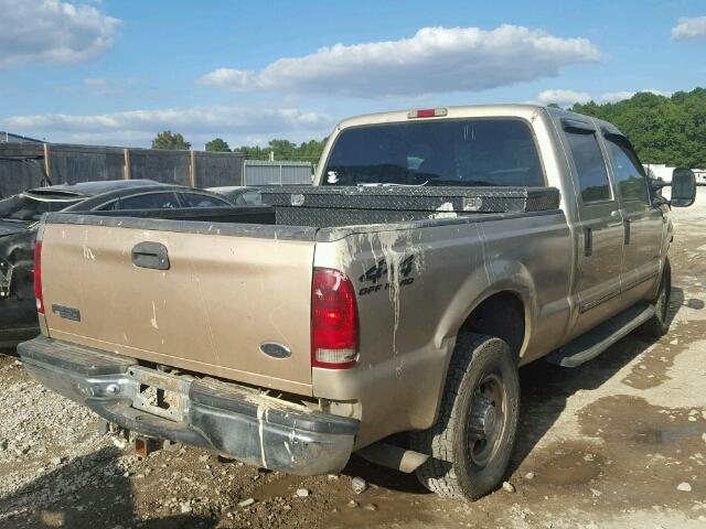 1FTNW21FXYEA75077 - 2000 FORD F250 SUPER GOLD photo 4