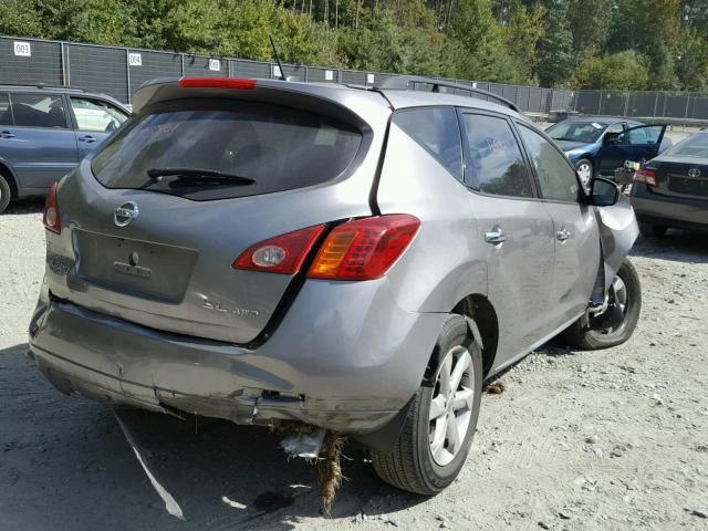 JN8AZ1MW7AW103417 - 2010 NISSAN MURANO S GRAY photo 4