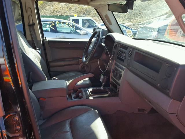 1J8HG48K37C685463 - 2007 JEEP COMMANDER 黑色 照片 5