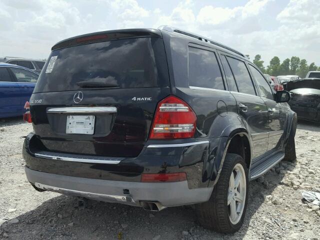 4JGBF86E29A500009 - 2009 MERCEDES-BENZ GL 550 4MA BLACK photo 4