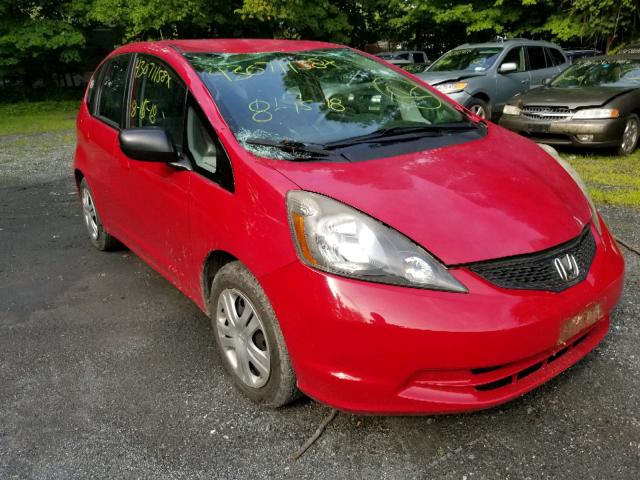 JHMGE87269S041335 - 2009 HONDA FIT RED photo 1