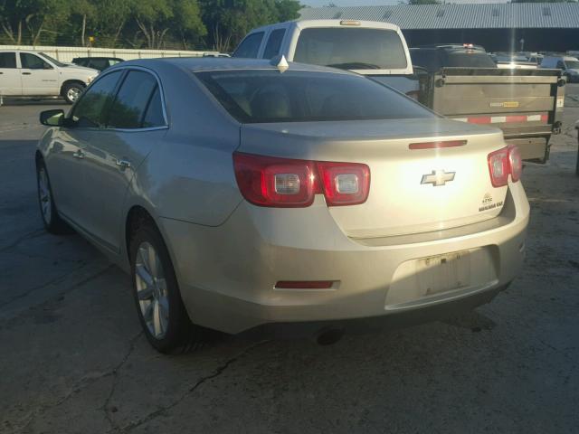 1G11H5SA3DF272621 - 2013 CHEVROLET MALIBU LTZ 金色 照片 3