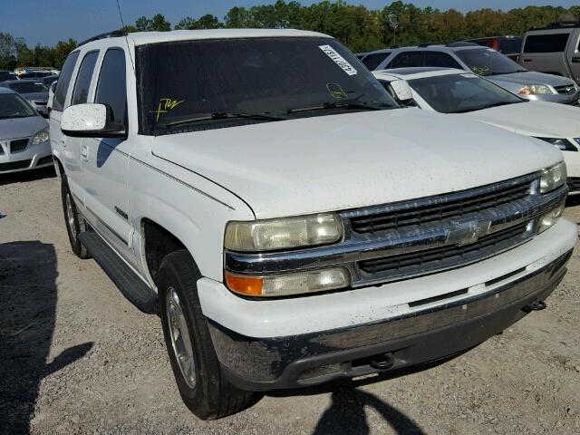 1GNEK13Z63R128055 - 2003 CHEVROLET TAHOE K150 WHITE photo 1