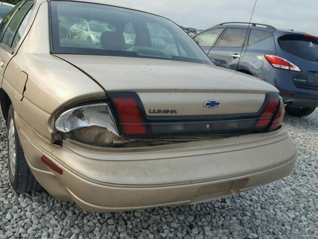 2G1WL52M8X9276787 - 1999 CHEVROLET LUMINA BAS ოქროსფერი ფოტო 9