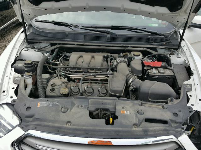 1FAHP2E8XEG147679 - 2014 FORD TAURUS SEL WHITE photo 7