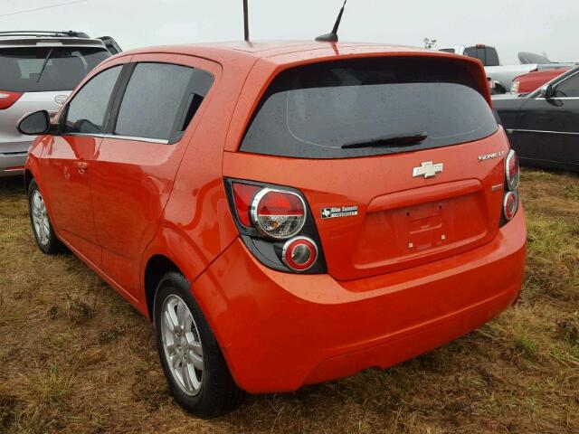 1G1JC6SBXD4162125 - 2013 CHEVROLET SONIC RED photo 3