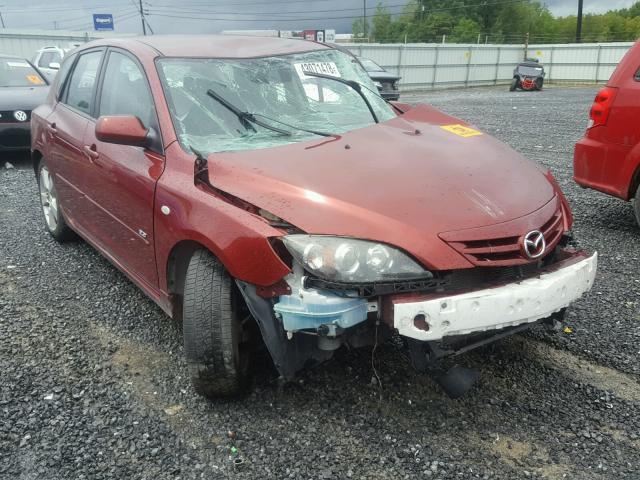 JM1BK144761536310 - 2006 MAZDA 3 HATCHBAC MAROON photo 1