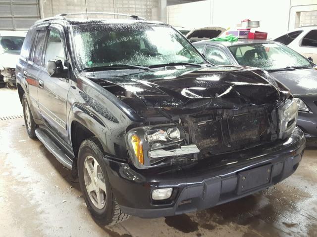 1GNDT13SX22424554 - 2002 CHEVROLET TRAILBLAZE BLACK photo 1