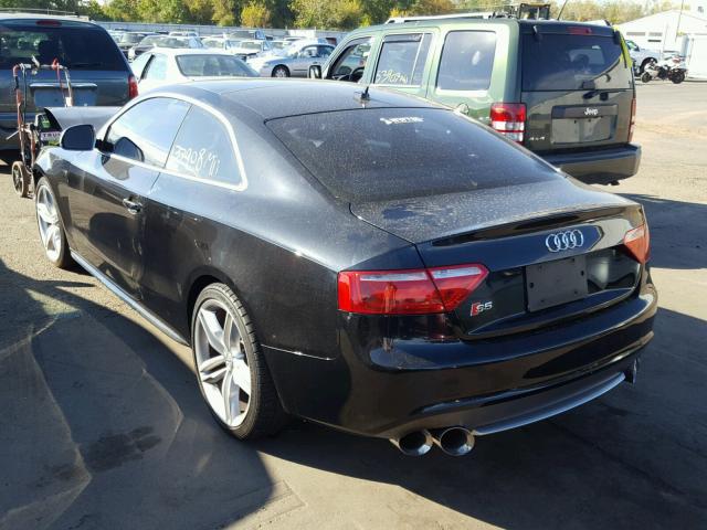 WAURV78T88A021567 - 2008 AUDI S5 QUATTRO BLACK photo 3