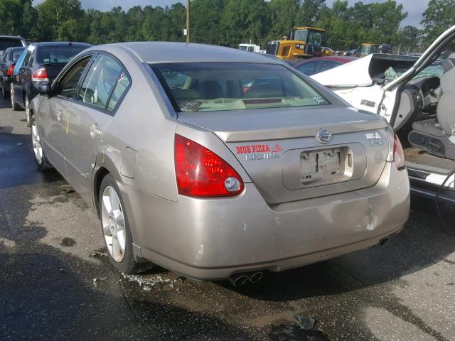 1N4BA41E44C895235 - 2004 NISSAN MAXIMA SE GOLD photo 3