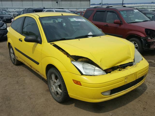 3FAFP31342R178356 - 2002 FORD FOCUS ZX3 YELLOW photo 1