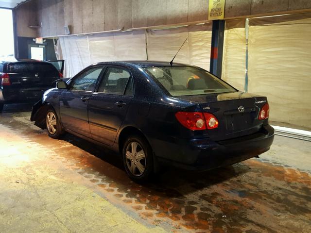 1NXBR32E55Z518951 - 2005 TOYOTA COROLLA BLUE photo 3