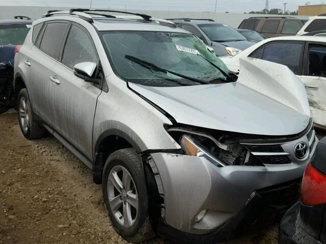 2T3WFREV6DW063526 - 2013 TOYOTA RAV4 XLE SILVER photo 1