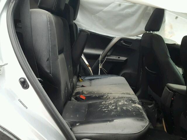 2T3WFREV6DW063526 - 2013 TOYOTA RAV4 XLE SILVER photo 6