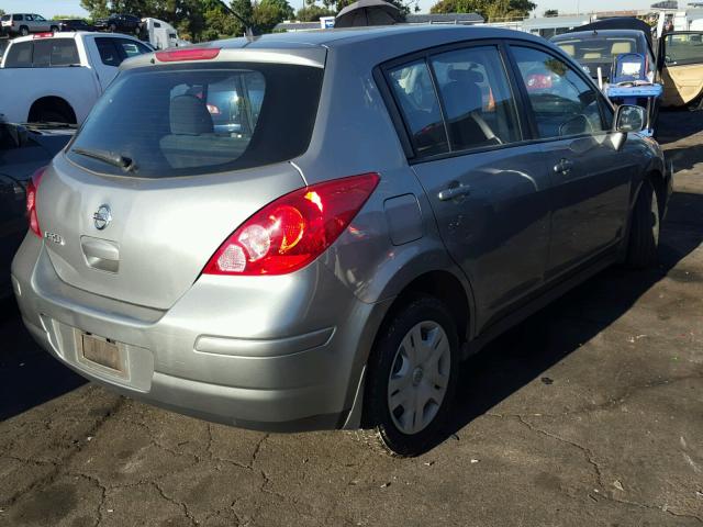 3N1BC1CP5BL377964 - 2011 NISSAN VERSA SILVER photo 4