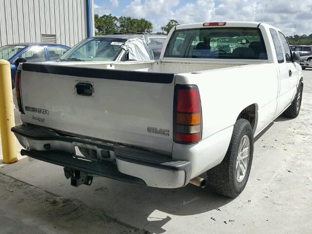 1GTEC19V07E135266 - 2007 GMC NEW SIERRA WHITE photo 4