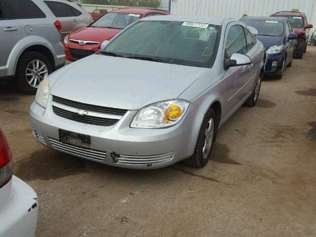 1G1AL15F377158485 - 2007 CHEVROLET COBALT LT SILVER photo 2