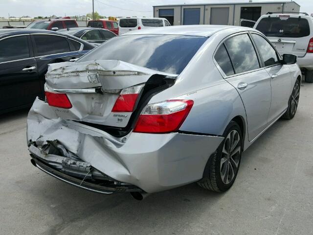 1HGCR2F52DA117338 - 2013 HONDA ACCORD SPO SILVER photo 4