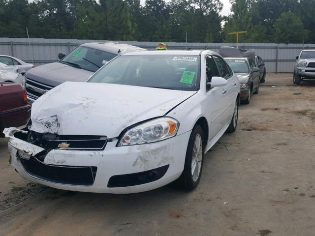 2G1WC5E30E1135081 - 2014 CHEVROLET IMPALA LIM WHITE photo 2