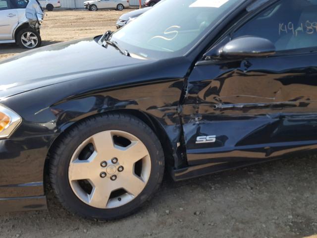 2G1WL16C869304533 - 2006 CHEVROLET MONTE CARL შავი ფოტო 10