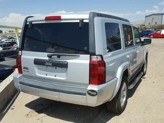 1J8HG48KX7C611683 - 2007 JEEP COMMANDER SILVER photo 4