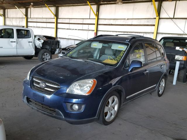 KNAFG526977067361 - 2007 KIA RONDO LX BLUE photo 2