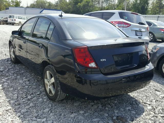 1G8AL55F07Z187505 - 2007 SATURN ION LEVEL BLACK photo 3