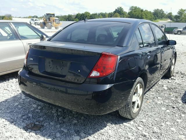 1G8AL55F07Z187505 - 2007 SATURN ION LEVEL BLACK photo 4