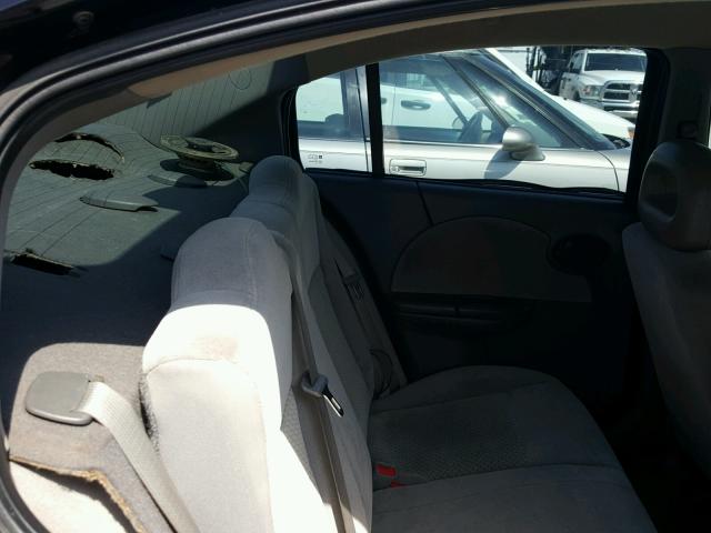 1G8AL55F07Z187505 - 2007 SATURN ION LEVEL BLACK photo 6